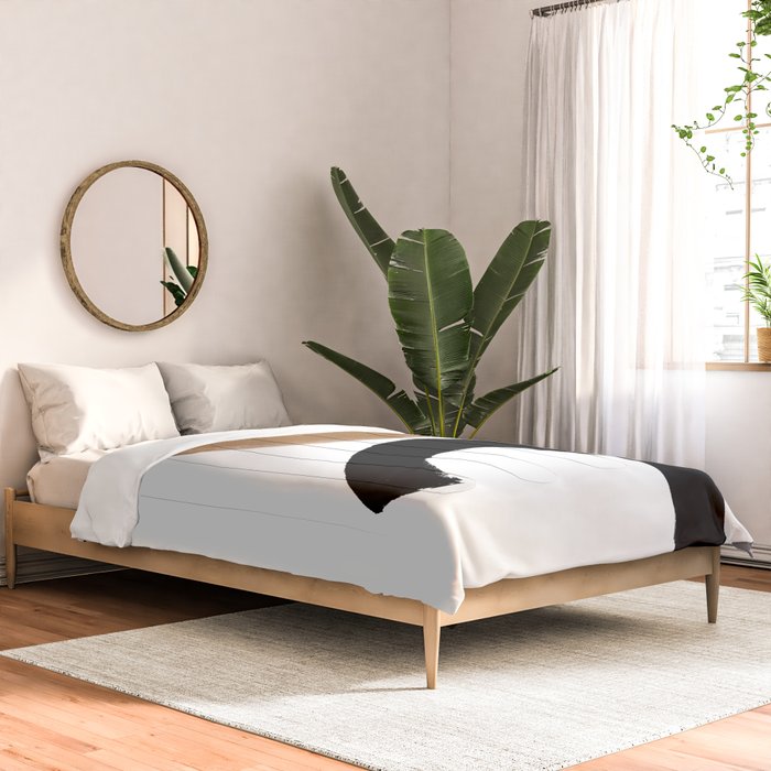 Beige and Black Collage Comforter Gallery Image 2