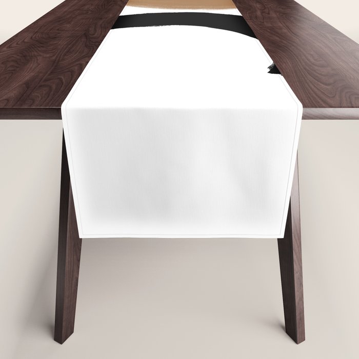 Beige and Black Collage Table Runner Gallery Image 1