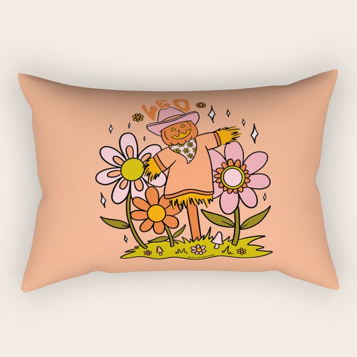 Leo Scarecrow Rectangular Pillow Gallery Image 2