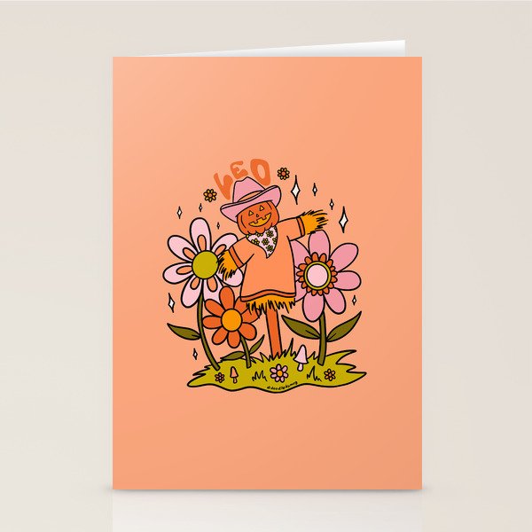 Leo Scarecrow Stationery Card Gallery Image 2