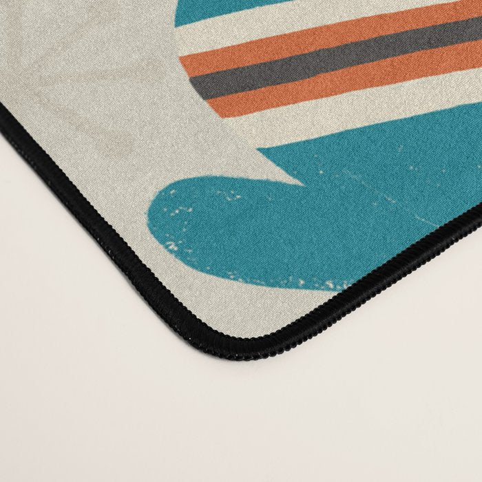 Vintage Skiwear Desk Mat Gallery Image 4