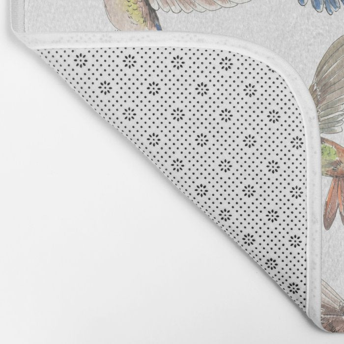 Hummingbirds Bath Mat Gallery Image 2