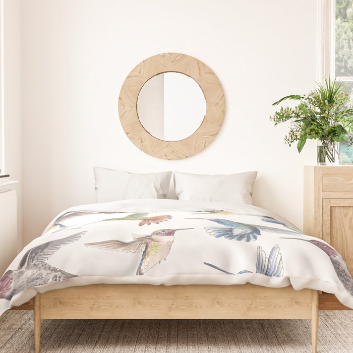 Hummingbirds Duvet Cover Gallery Image 3