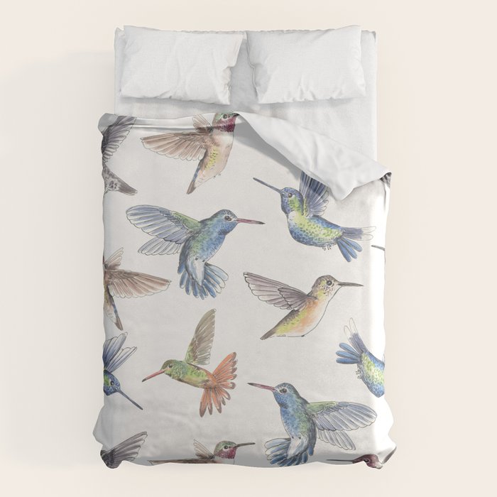 Hummingbirds Duvet Cover Gallery Image 6