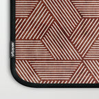 cadence triangles - rust Laptop Sleeve Gallery Image 3