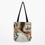 Ivory Agate Abstract Tote Bag Gallery Image 2
