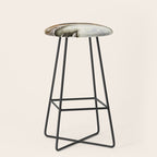 Ivory Agate Abstract Stool Gallery Image 1
