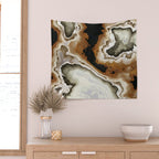 Ivory Agate Abstract Wall Tapestry Gallery Image 2