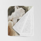 Ivory Agate Abstract Throw Blanket Gallery Image 3