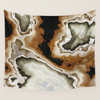 Ivory Agate Abstract Wall Tapestry Gallery Image 4