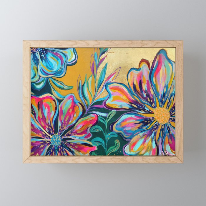 EttaVee Gilded Garden Mini Art Print Gallery Image 1