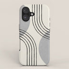 Sun Arch Double - Grey iPhone Case Gallery Image 1