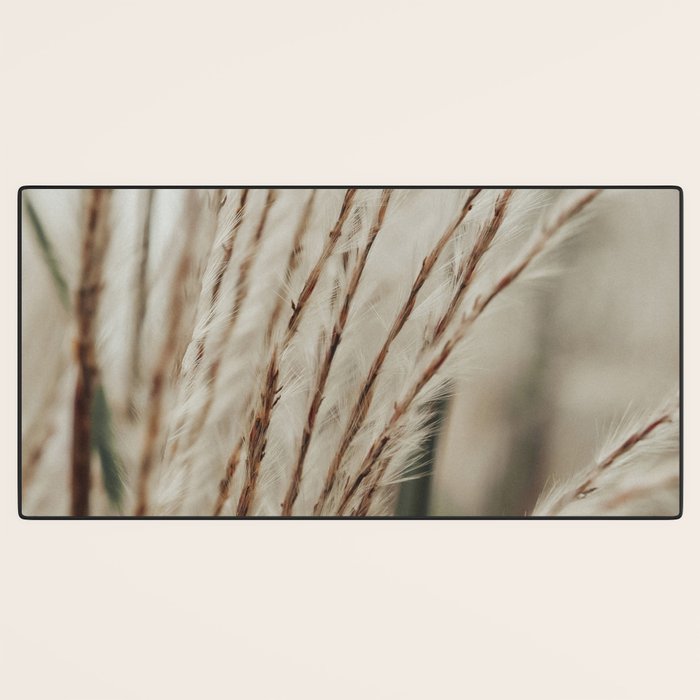 Neutral Botanical Abstract 2 x autumn plant photograph Desk Mat Gallery Image 3