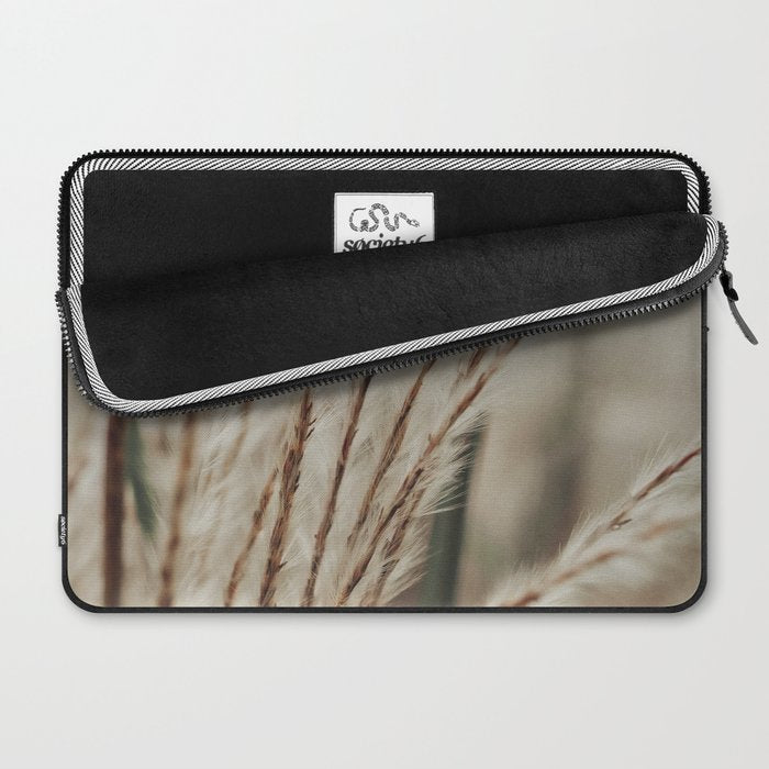 Neutral Botanical Abstract 2 x autumn plant photograph Laptop Sleeve Gallery Image 2