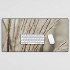 Neutral Botanical Abstract 2 x autumn plant photograph Desk Mat Gallery Image 1