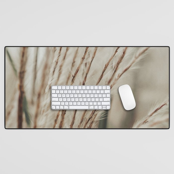 Neutral Botanical Abstract 2 x autumn plant photograph Desk Mat Gallery Image 1