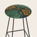 Bohemian Artwork Stool Gallery Image 2