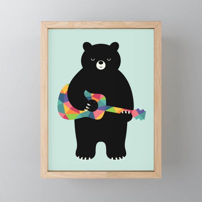 Happy Song Mini Art Print Gallery Image 1