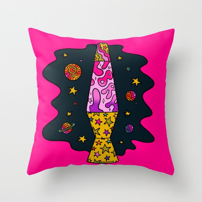 Libra Lava Lamp Throw Pillow Gallery Image 6