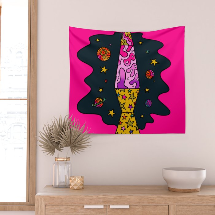 Libra Lava Lamp Wall Tapestry Gallery Image 2