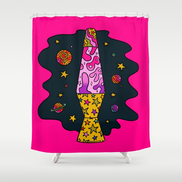 Libra Lava Lamp Shower Curtain Gallery Image 1