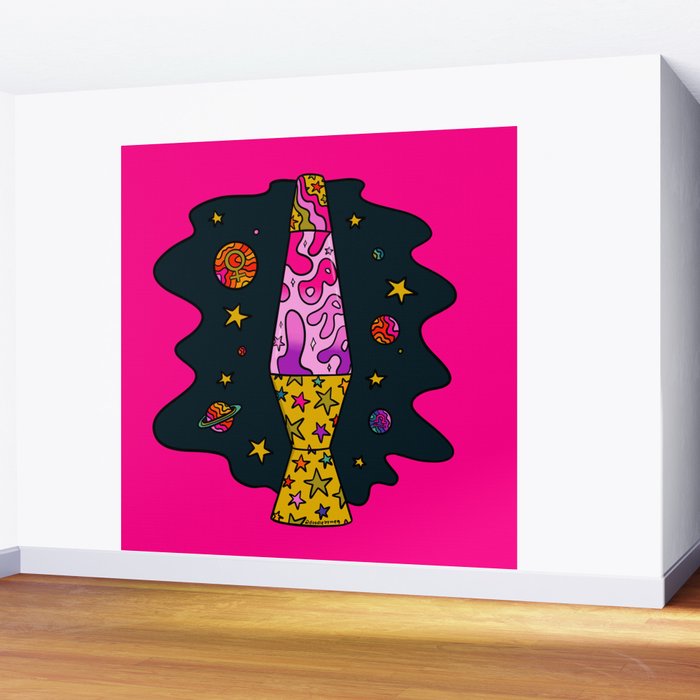 Libra Lava Lamp Wall Mural Gallery Image 2