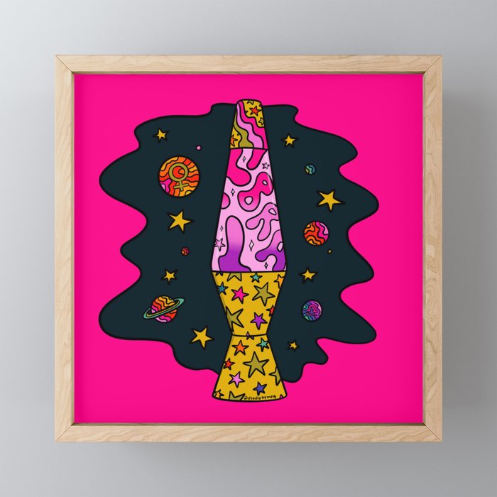 Libra Lava Lamp Mini Art Print Gallery Image 1