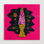Libra Lava Lamp Wood Wall Art Gallery Image 1