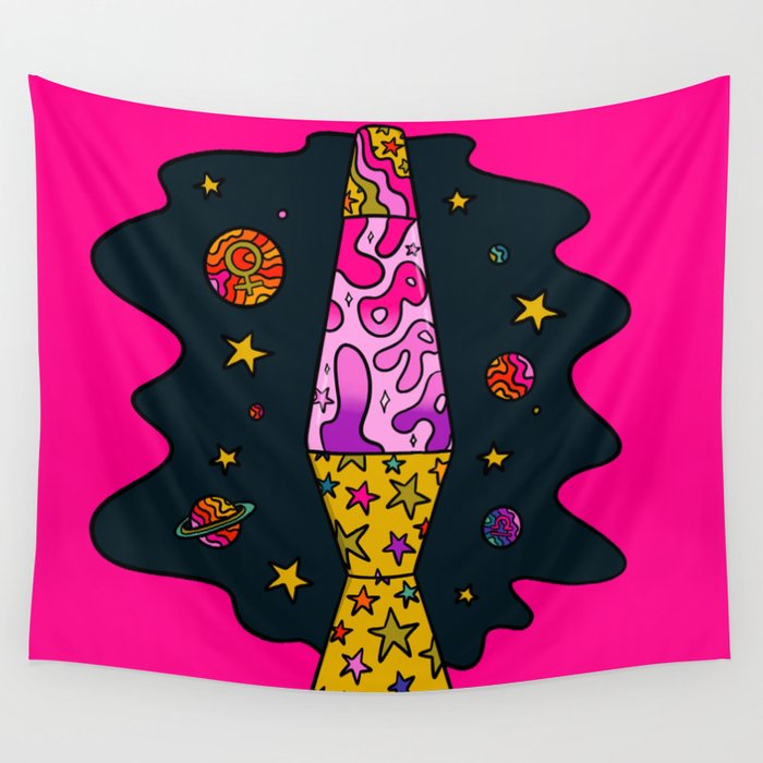 Libra Lava Lamp Wall Tapestry Gallery Image 4