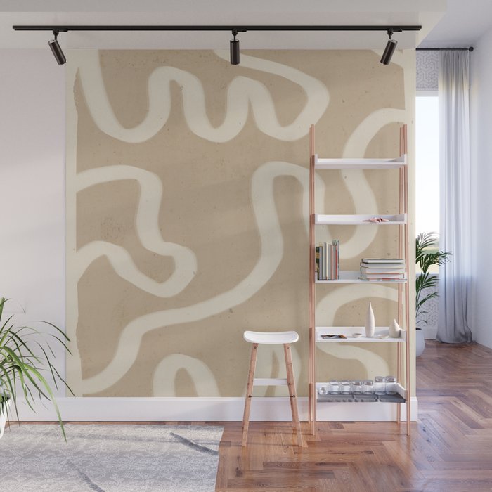 Organic Flow Wall Mural Gallery Image 1
