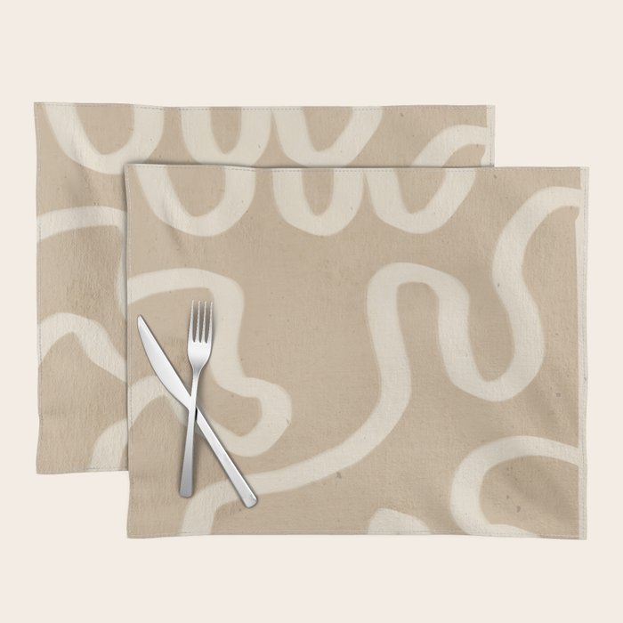 Organic Flow Placemat Gallery Image 1