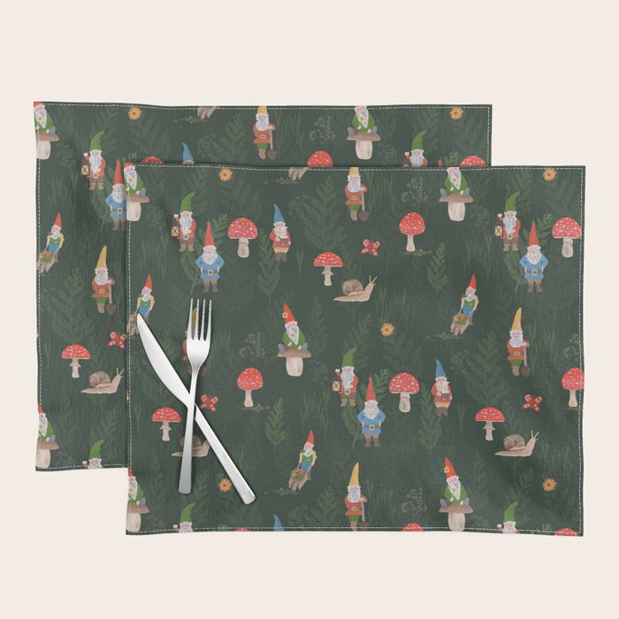 Woodland Gnomes Placemat Gallery Image 1