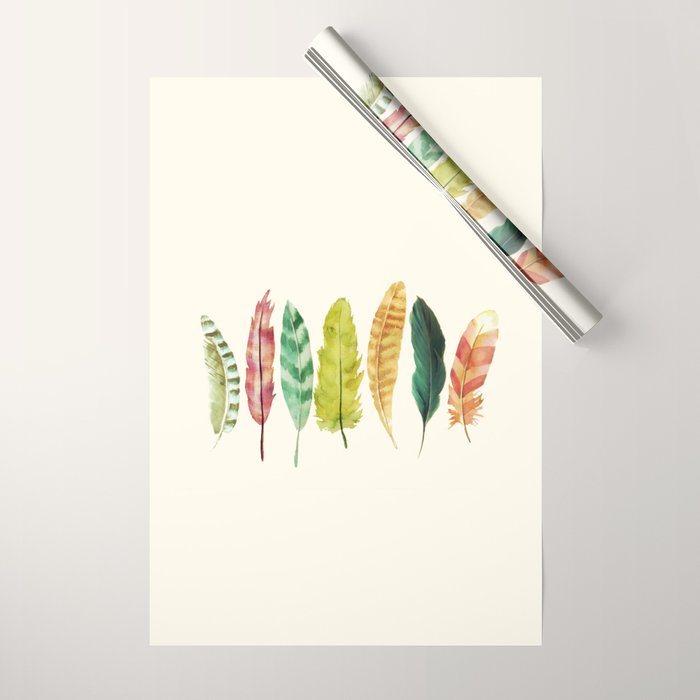 Feathers Wrapping Paper Gallery Image 1