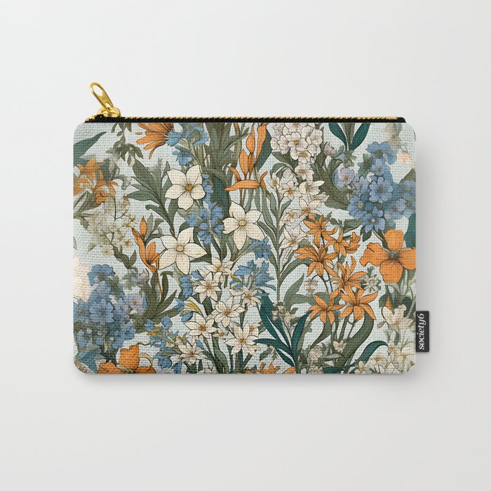 Countryside Bloom Floral Cottage Allure Carry All Pouch Gallery Image 1