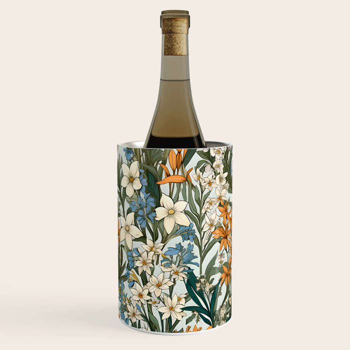 Countryside Bloom Floral Cottage Allure Wine Chiller Gallery Image 1