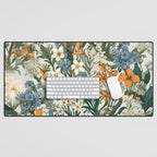 Countryside Bloom Floral Cottage Allure Desk Mat Gallery Image 1