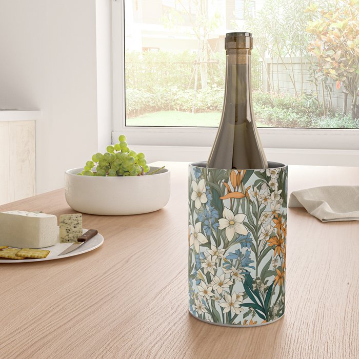 Countryside Bloom Floral Cottage Allure Wine Chiller Gallery Image 4