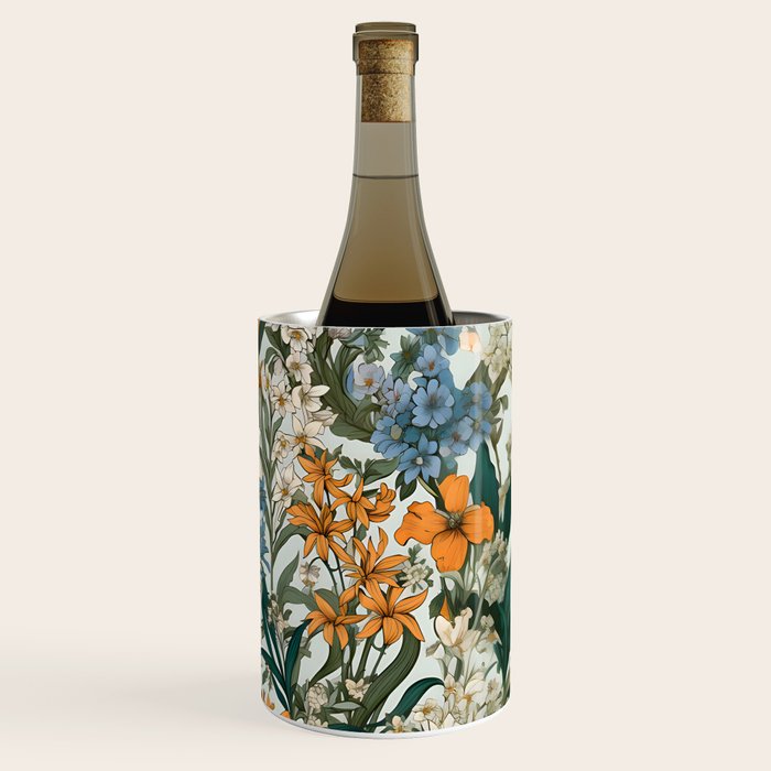 Countryside Bloom Floral Cottage Allure Wine Chiller Gallery Image 3