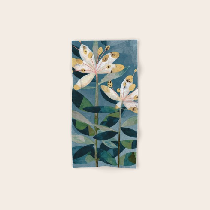 Modern Botanical Duo Bath Towel Gallery Image 1