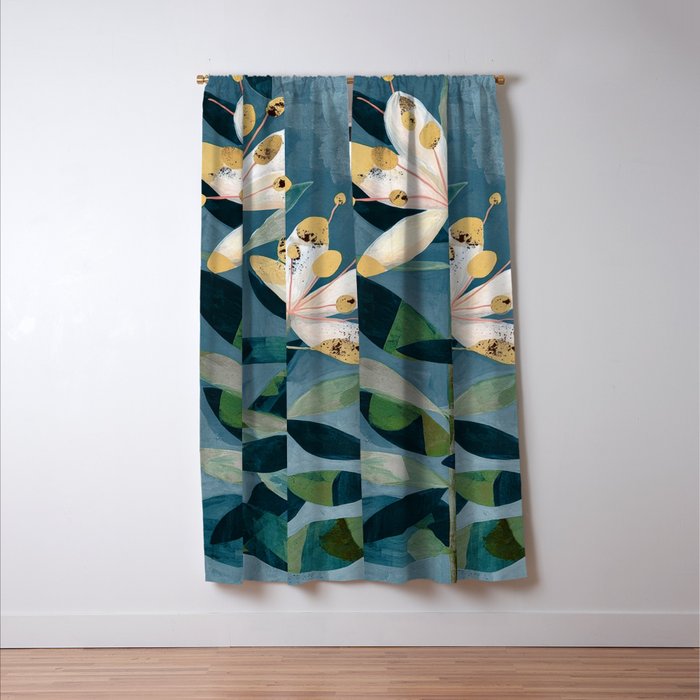 Modern Botanical Duo Window Curtain Gallery Image 3