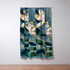 Modern Botanical Duo Window Curtain Gallery Image 3