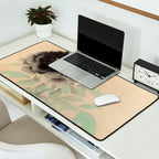 Japanese Showa Period Black Peonies - Gyoshu Hayami Desk Mat Gallery Image 2