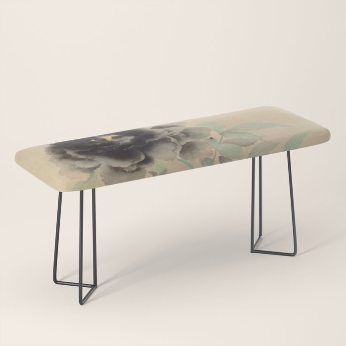 Japanese Showa Period Black Peonies - Gyoshu Hayami Bench Gallery Image 1