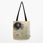 Japanese Showa Period Black Peonies - Gyoshu Hayami Tote Bag Gallery Image 2