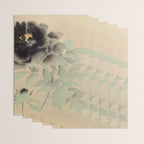 Japanese Showa Period Black Peonies - Gyoshu Hayami Wrapping Paper Gallery Image 3