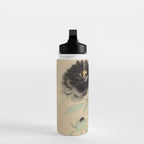 Japanese Showa Period Black Peonies - Gyoshu Hayami Water Bottle Gallery Image 3