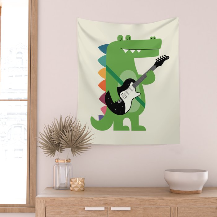 Croco Rock Wall Tapestry Gallery Image 2