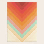 Rainbow Chevrons Poster Gallery Image 4