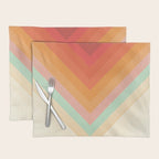 Rainbow Chevrons Placemat Gallery Image 1