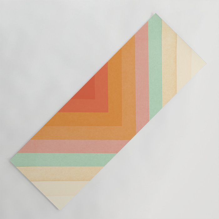 Rainbow Chevrons Yoga Mat Gallery Image 1